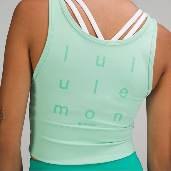 Lululemon Power Pivot Everlux Tank Top - Wild Mint - Picture 6 of 8